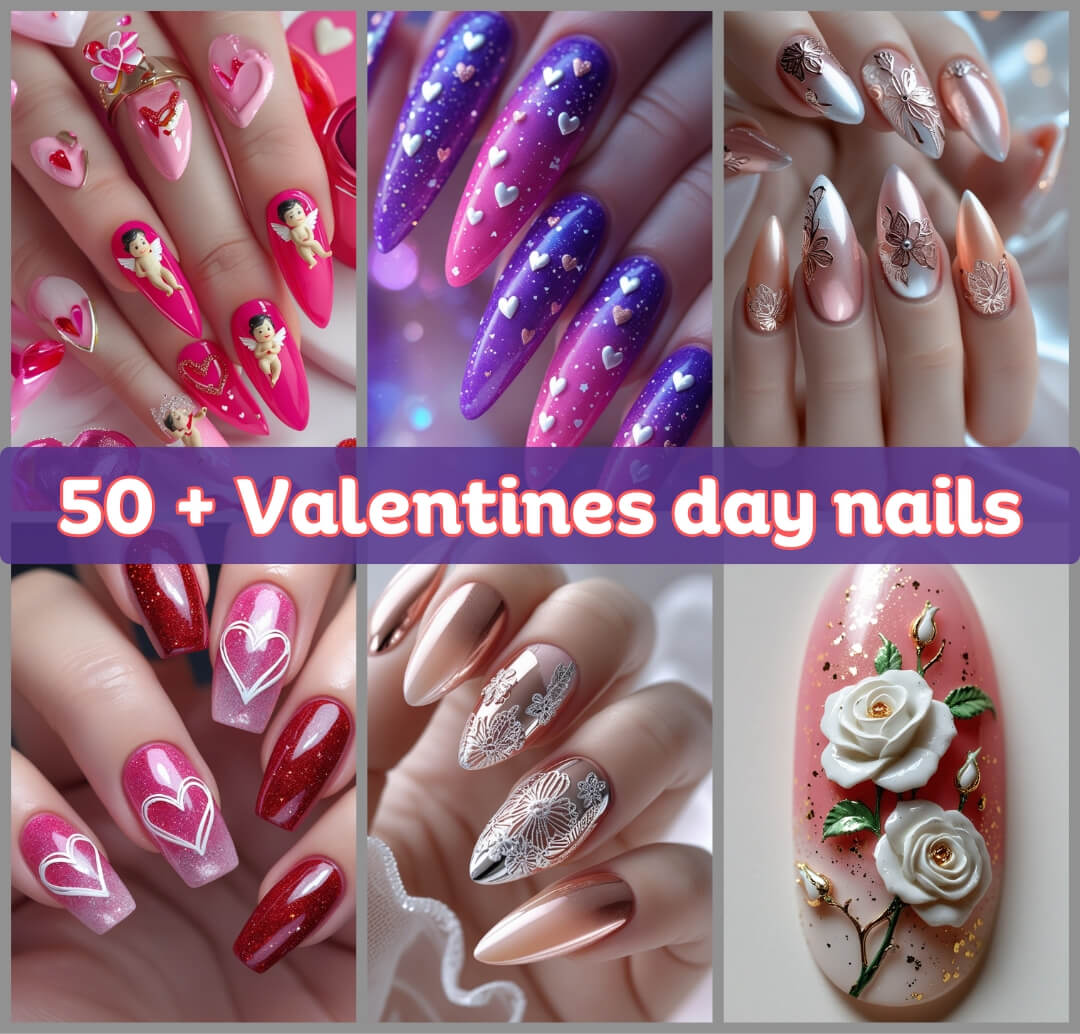 Valentines day nails