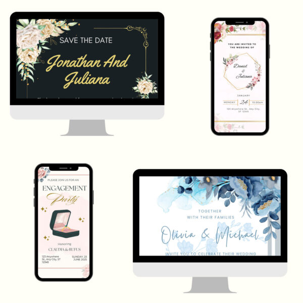 Design Your Dream Wedding Invitation – 26+ Ready-to-Use Digital Card Templates - Image 7
