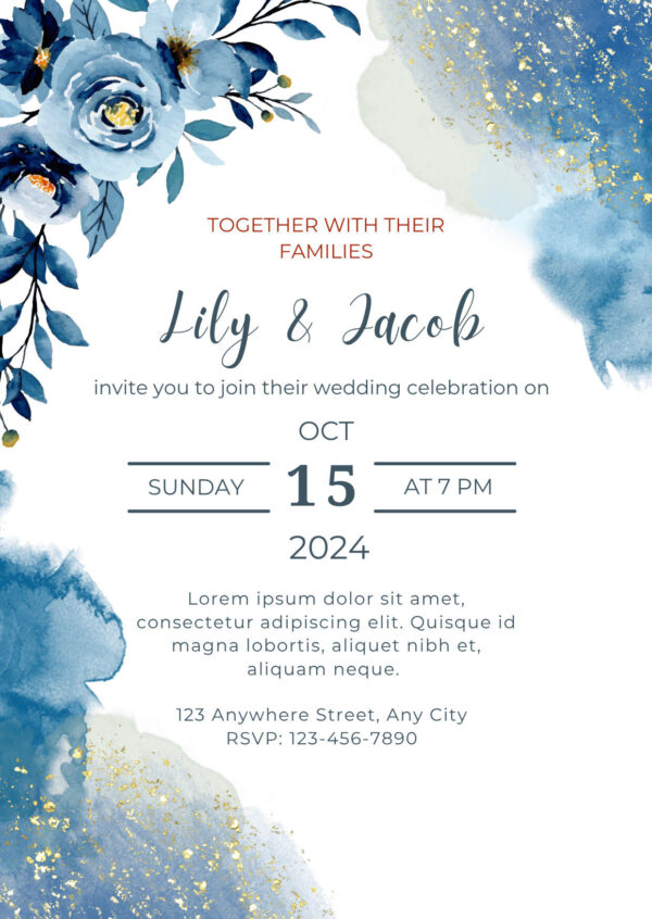 Design Your Dream Wedding Invitation – 26+ Ready-to-Use Digital Card Templates - Image 3