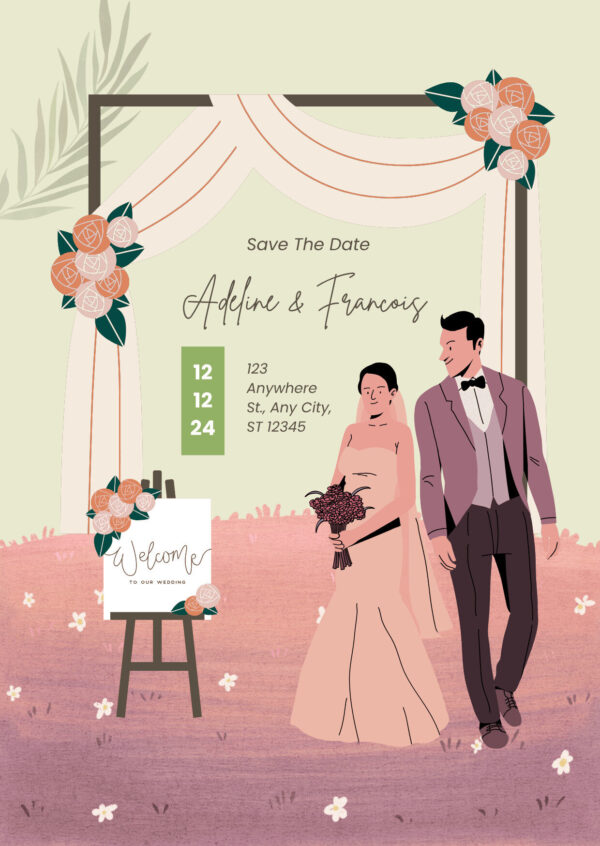 Design Your Dream Wedding Invitation – 26+ Ready-to-Use Digital Card Templates - Image 5