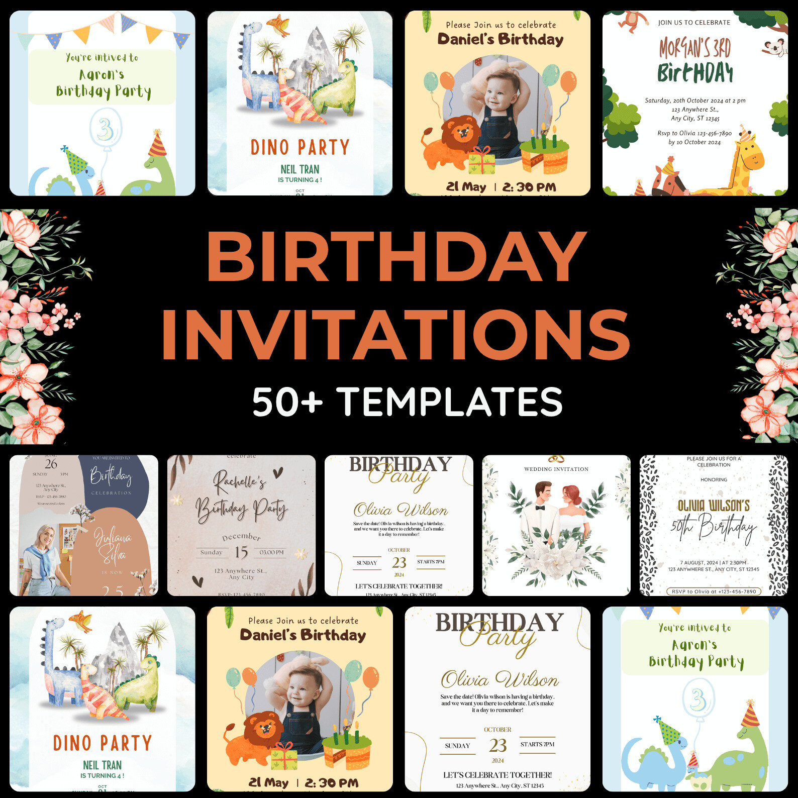 Birthday Invitation Card Bundle (1) (1)